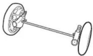 GRACO DuoGlider Click Connect - 3-D Rear Axle • El eje trasero - 1