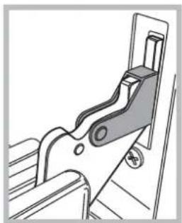 Ariston Thermo A6TMC2CXAUS - Removing and fitting the oven door: - 1