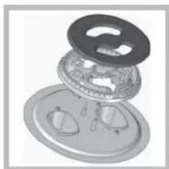 Ariston Thermo A6TMC2CXAUS - Replacing the Triple ring burner nozzles - 1