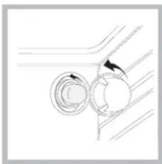 Ariston Thermo A6TMC2CXAUS - Replacing the oven light bulb - 1
