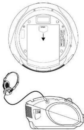 ROBERTS CD9959 - Headphone socket - 1