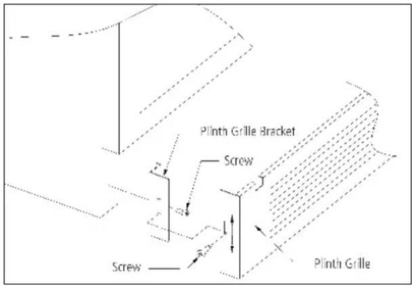Plinth Grille Bracket Screw Screw Plinth Grille
