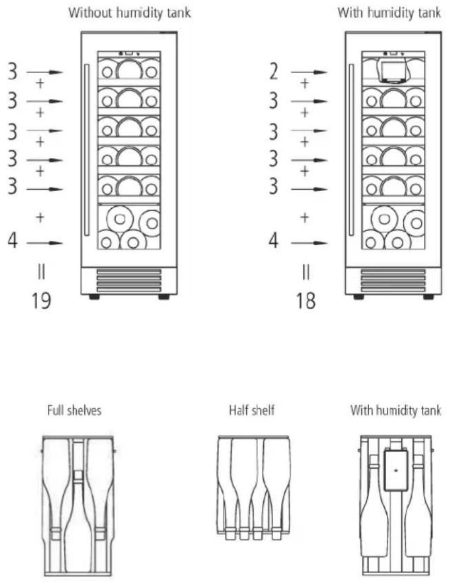 Caple WI3125GM - WINE BOTTLE STACKING - 1
