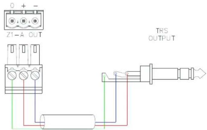 0 + - Z1-A OUT TRS OUTPUT