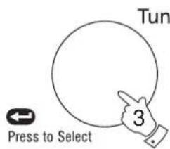 Tun Press to Select 3