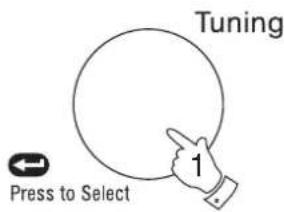 Tuning Press to Select 1