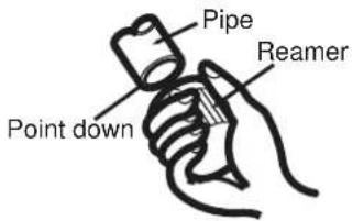 Pipe Reamer Point down
