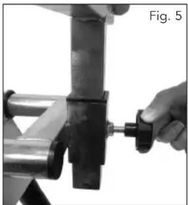 Ozito MSS-003 - Fitting the Work Support Rollers - 2
