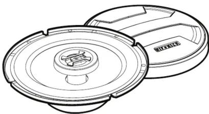 Technical line drawing of a mechanical component with concentric rings and a central hub (no text or symbols)