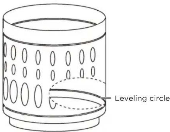 Leveling circle