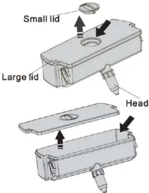 Small lid Large lid Head