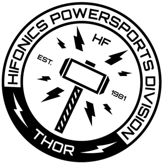 HIFONICS POWERSPORTS DIVISION HF EST. 1981 THOR NOISI