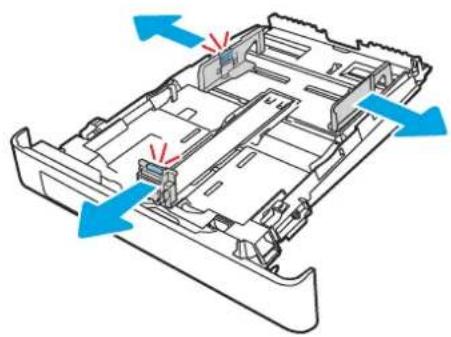 Technical diagram of a mechanical device with blue arrows indicating directional flow or movement (no text or symbols present)
