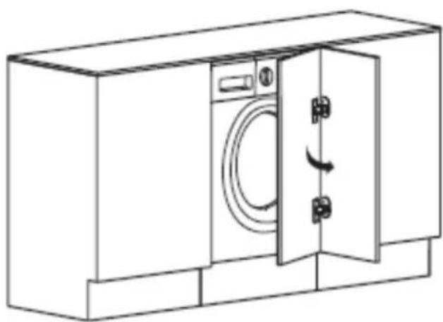 FAGOR 3FE-8414IT - ■ Preparation and assembly of the door - 1