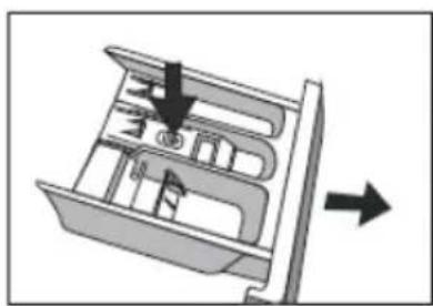 FAGOR 3FE-8414IT - Clean the detergent drawer - 1