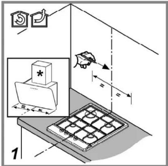 Technical diagram illustrating a mechanical assembly with labeled components and dimension annotations