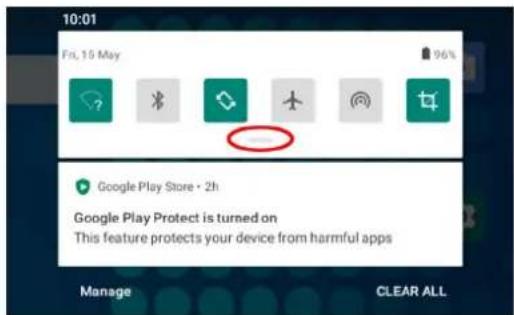 10:01 Fri, 15 May 96% Google Play Store • 2h Google Play Protect is turned on This feature protects your device from harmful apps Manage CLEAR ALL