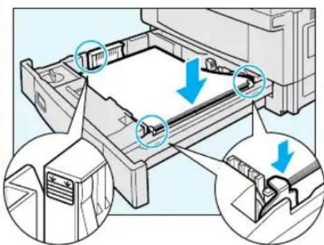 OLIVETTI copia 9017 - Loading paper into the cassette - 3