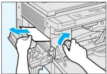 OLIVETTI copia 9017 - Copier left side (delivery area) - 2