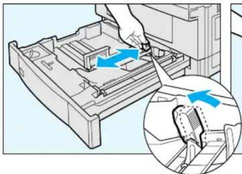 OLIVETTI copia 9017 - Adjusting the cassette to a different paper size - 2