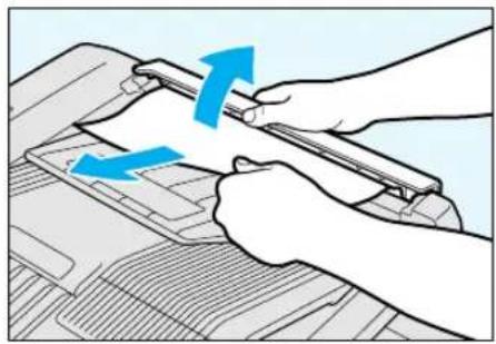 OLIVETTI copia 9017 - Removing jammed originals - 2