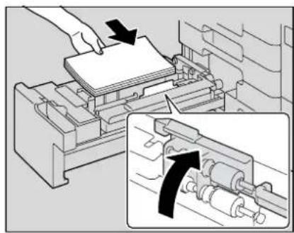 OLIVETTI d-Color MF550 - Loading paper into tray 3 - 2
