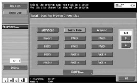 Select the program name you wish to display. You can also change the name of the program. Result Scan/Fax Program > Page List 1/3 + - + - + - + - + - + - + - + - + - + - + - + - + - + - + - + - + - + - + - + - + - + - + - + - + - + - + - + - + - + - + - + - + - + - + - + - + - + - + - + - + - + - + - + - + - + - + - + - + - + - + -