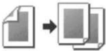 OLIVETTI d-Color MF550 - Selecting an Original > Copy setting (Duplex/Combine) - 5