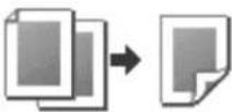 OLIVETTI d-Color MF550 - Selecting an Original > Copy setting (Duplex/Combine) - 3