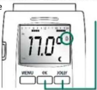 17.0°C MENU OK JOLEY