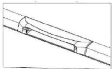 KENMORE 17662 - Asa de la tapa - 1