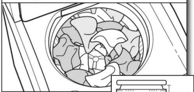 KENMORE 2644432K - Cargue las prendas en la lavadora - 1