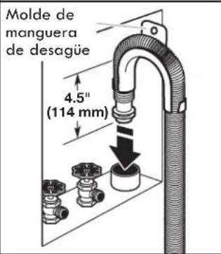 Molde de manguera de desagüe 4.5" (114 mm)