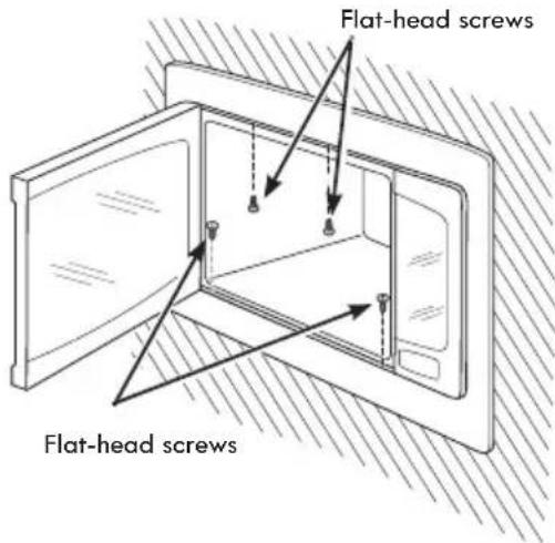 Flat-head screws Flat-head screws