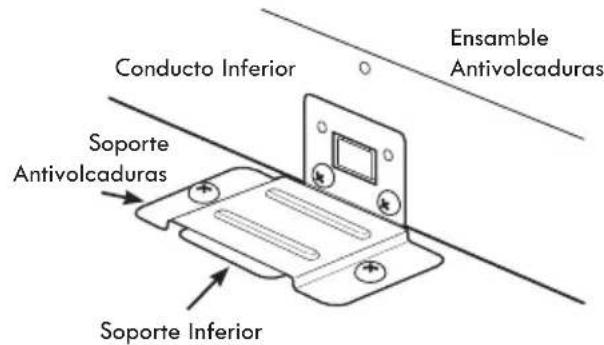 Conducto Inferior Ensamble Antivolcaduras Soporte Antivolcaduras Soporte Inferior
