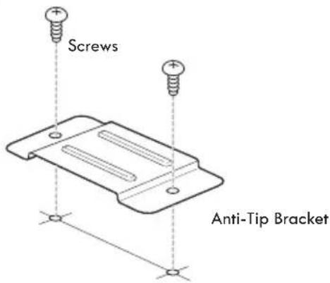 Screws Anti-Tip Bracket