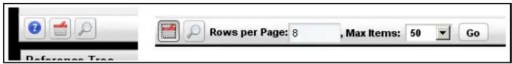 Rows per Page: 8 , Max Items: 50 Go Reference Trap