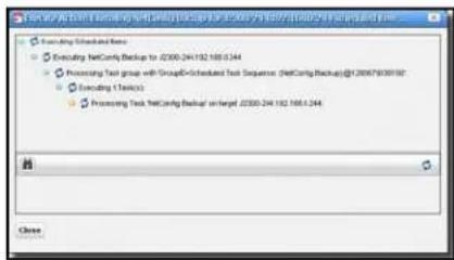 Forming Checkback here Executing NetConfig Backup to: Z300-241-192.168.1.344 Processing Task group with Group-Sトandard Task Sequence (NetConfig Backlog)@Z3007900192 Executing 1_tests Processing Task NetConfig Backlog on Target: Z300-241-192.168.1.344 Back