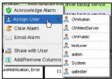 Driver backup service. Driver backup service Acknowledge Alarm Assign User Clear Alarm Email Alarm Share with User AddRemove Columns ureNotification, Error 11 OVVAdmin OVMedServer OVPublic testuser admin System qatester