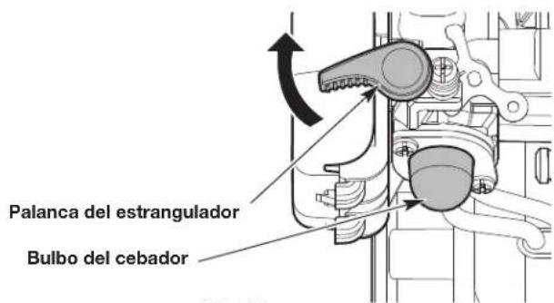 Palanca del estrangulador Bulbo del cebador