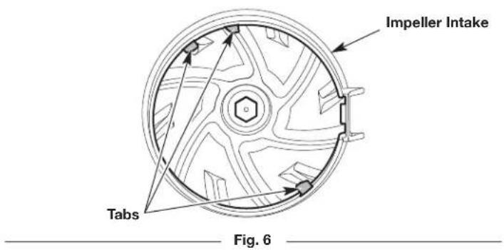 Impeller Intake Tabs Fig. 6