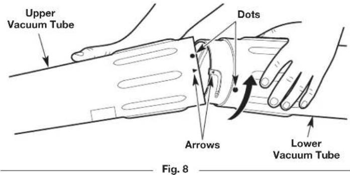 Upper Vacuum Tube Dots Arrows Lower Vacuum Tube Fig. 8