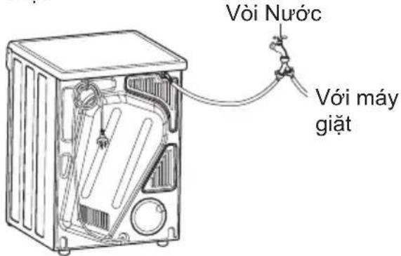 Vôi Nước Vói máy giặt