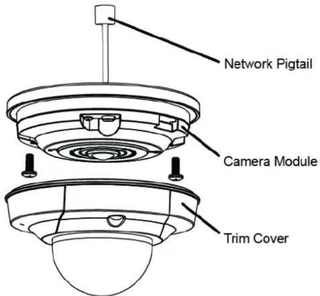 Network Pigtail Camera Module Trim Cover