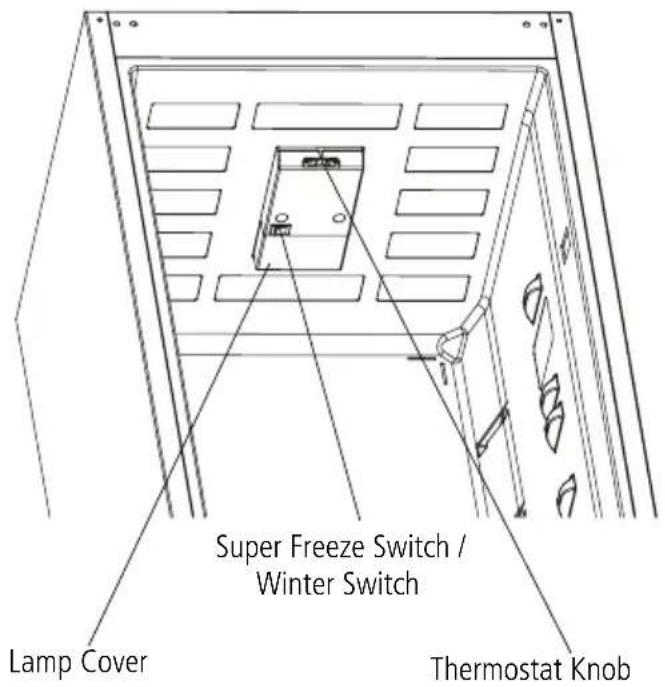 Super Freeze Switch / Winter Switch Lamp Cover Thermostat Knob
