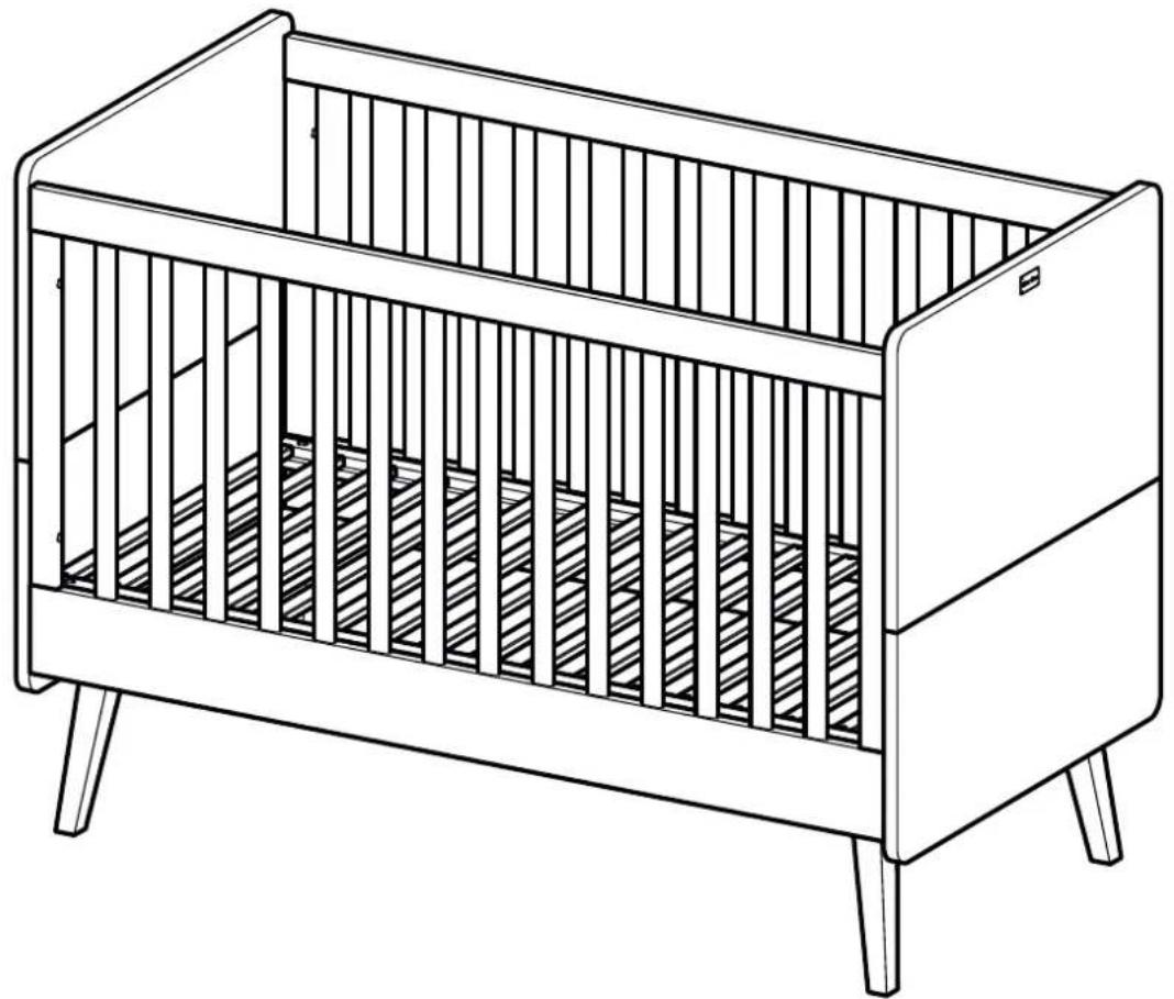 Silver Cross Brighton Cot Bed - Step 8: - 5