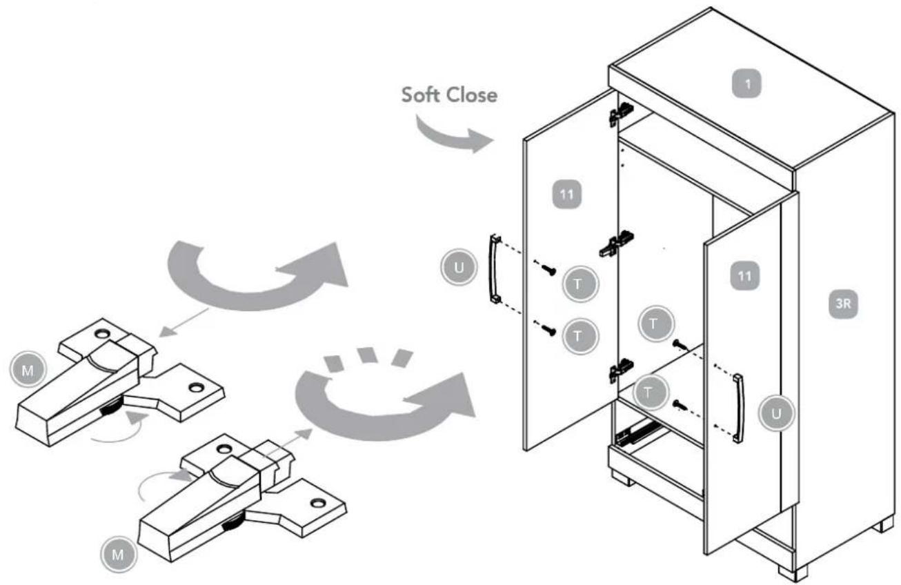 Silver Cross Coastline Wardrobe - Fittings list: - 40