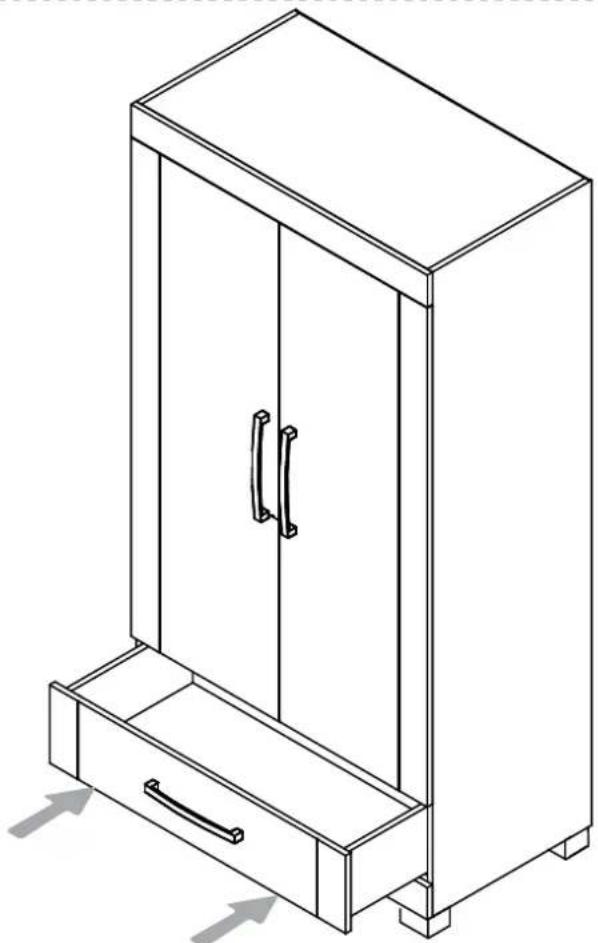 Silver Cross Coastline Wardrobe - Fittings list: - 52