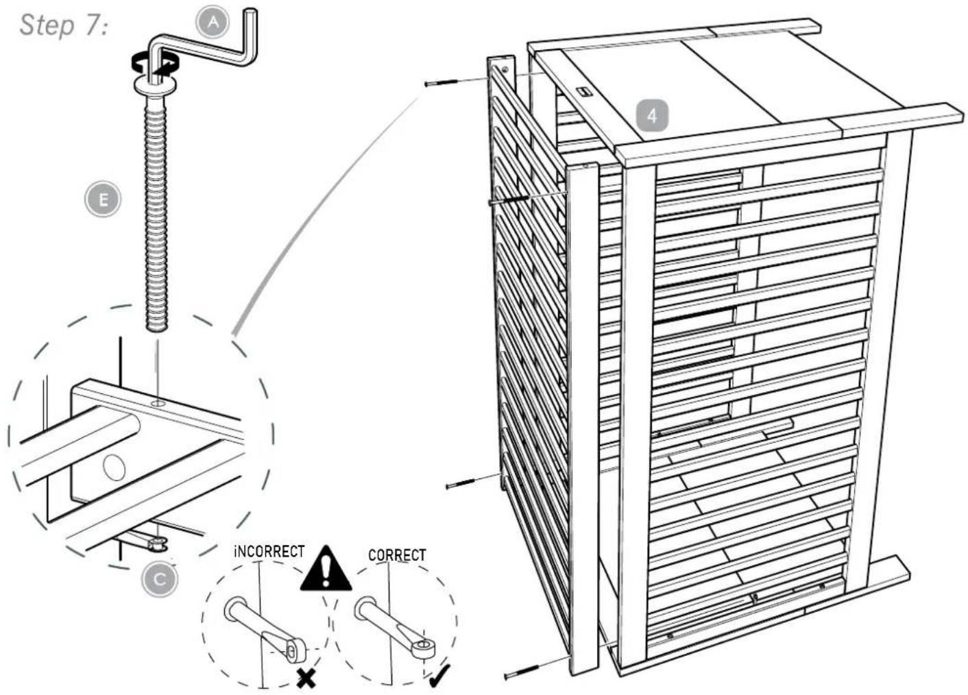 Step 7: A E C iCORRECT CORRECT