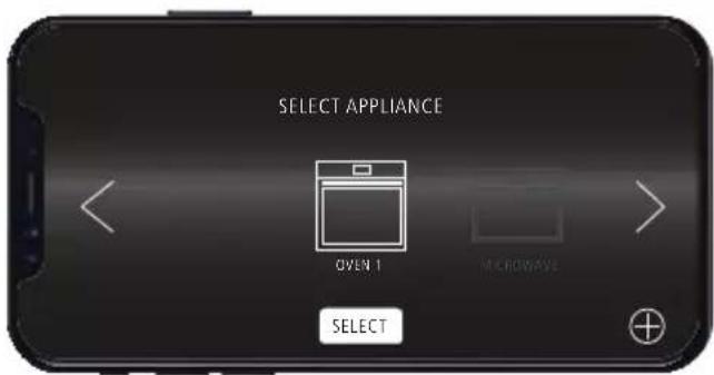 SELECT APPLIANCE OVEN 1 MUCROWAVE SELECT